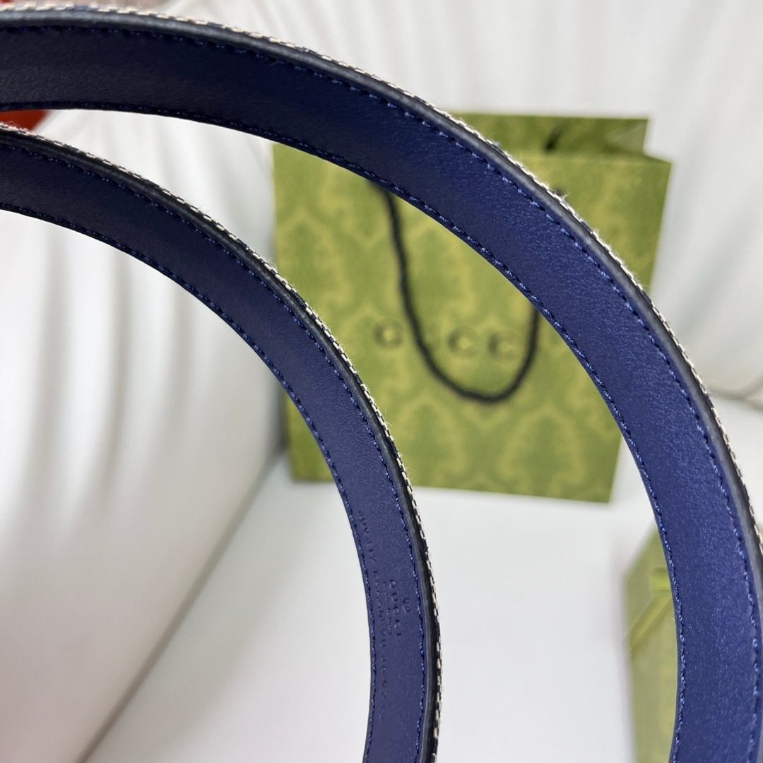 Gucci GG Canvas Web Belt