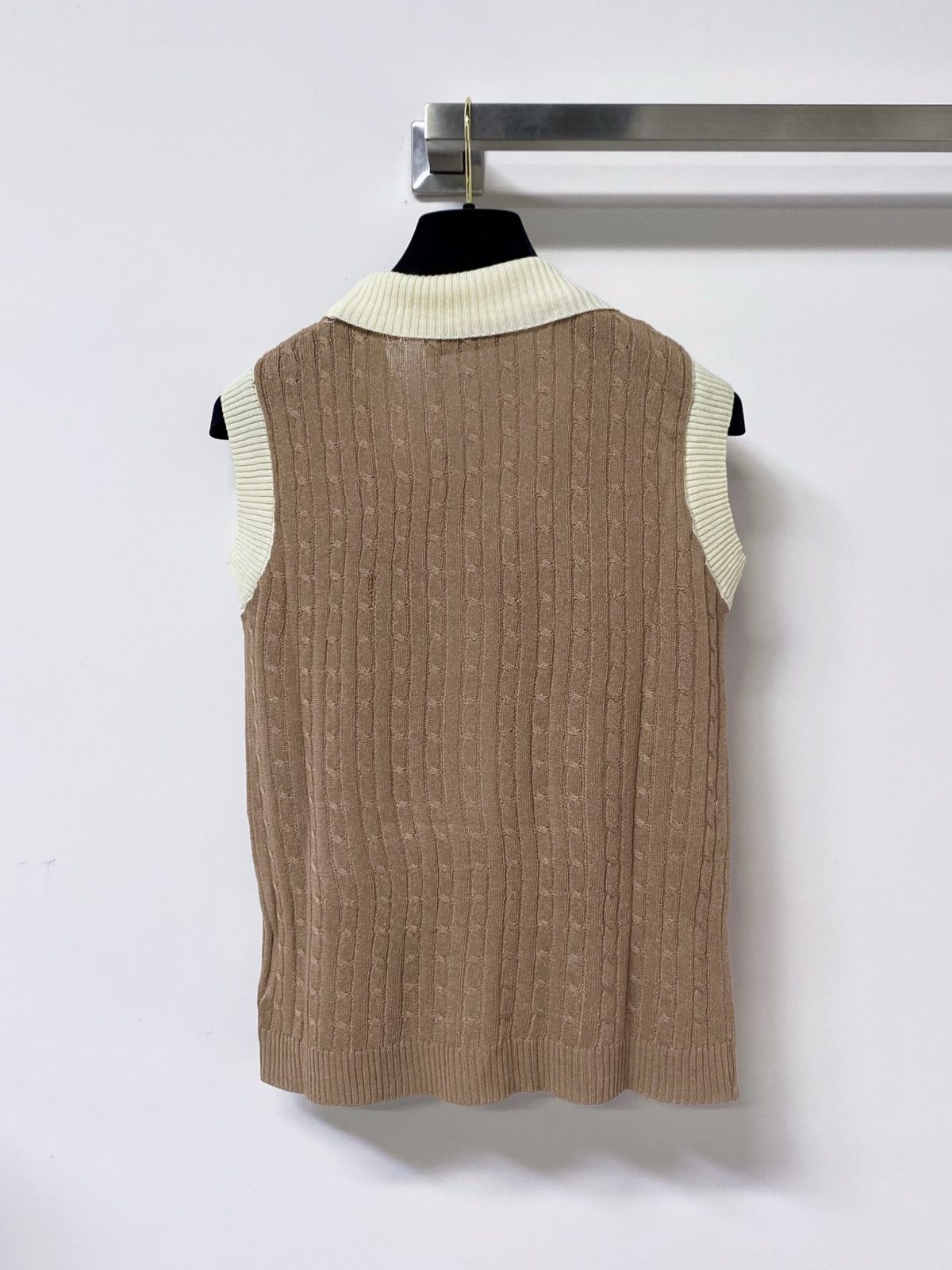 Miu Miu Ribbed Knit Vest