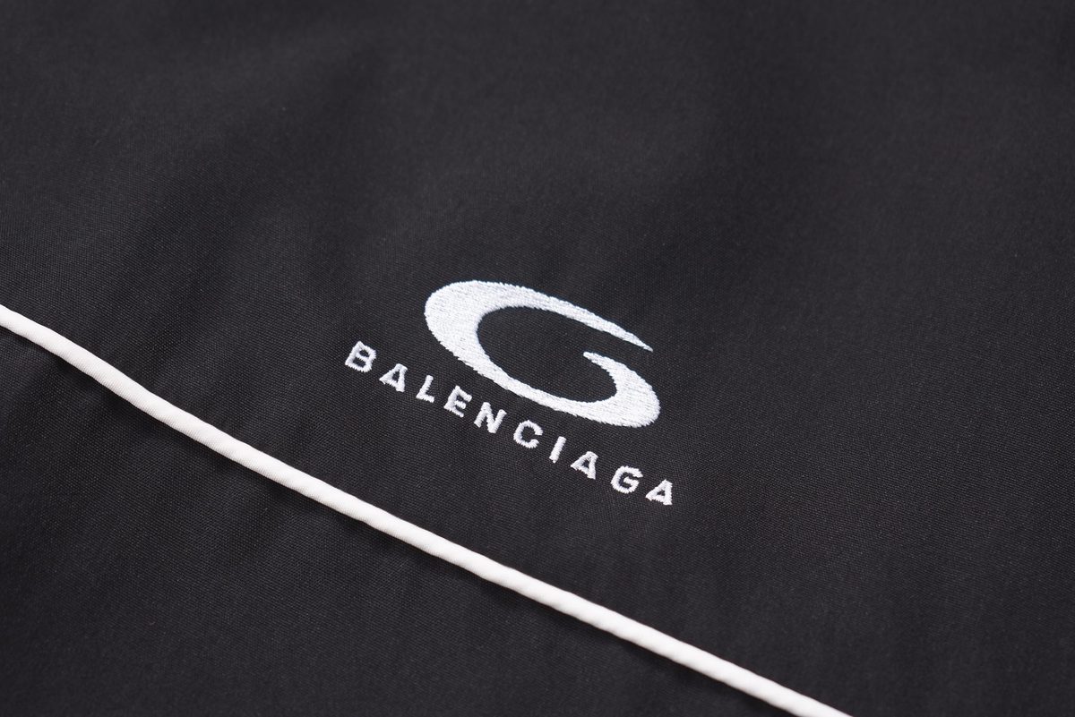 Balenciaga Men's Five-Stripe Logo Jacket