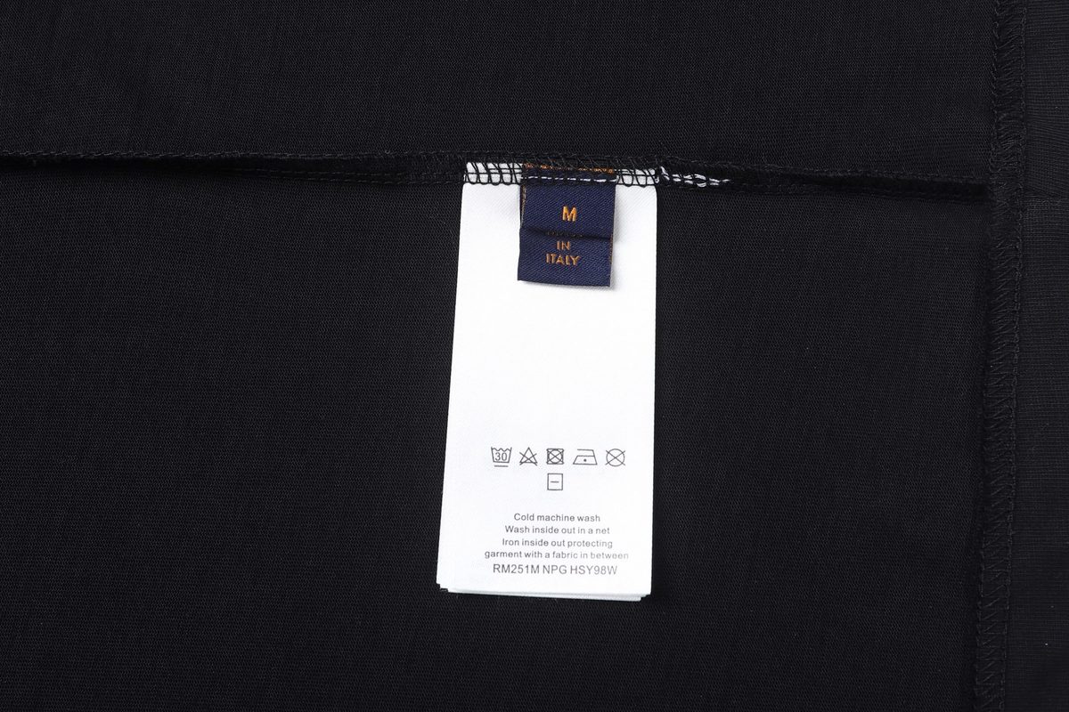 Louis Vuitton Black Crewneck T-Shirt