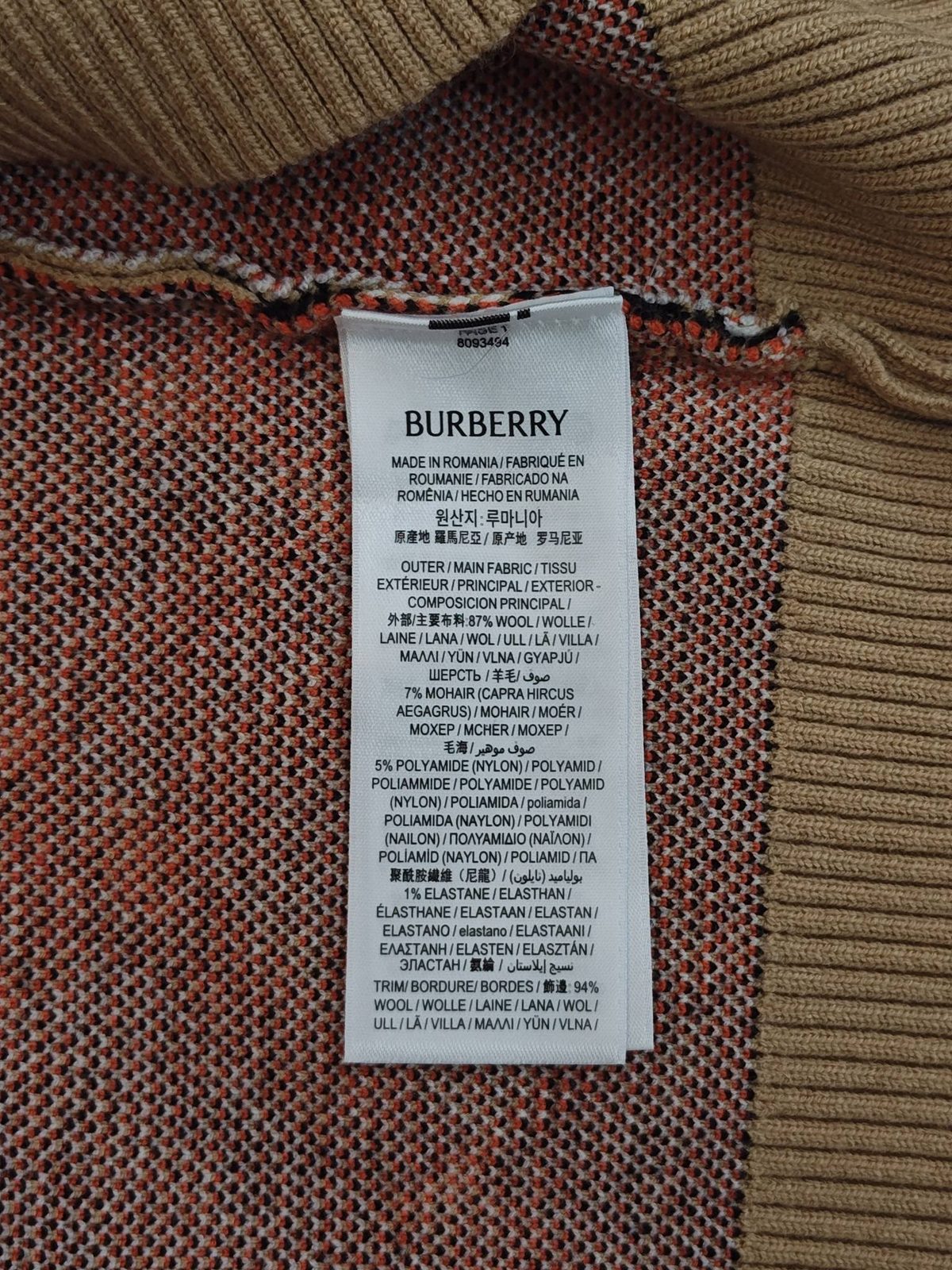 Burberry Vintage Check Crewneck Sweater