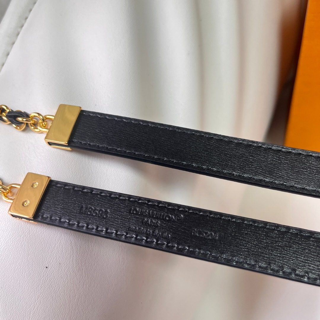 Louis Vuitton Black Epi Leather Belt