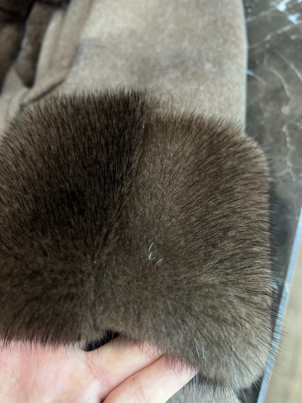 Luxury Wool Blend Wrap Coat with Fur Collar