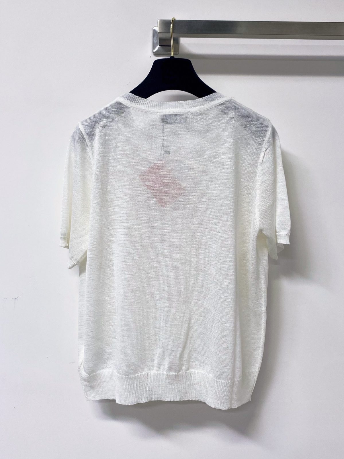 Miu Miu Pearl-Embellished Crewneck Sweater