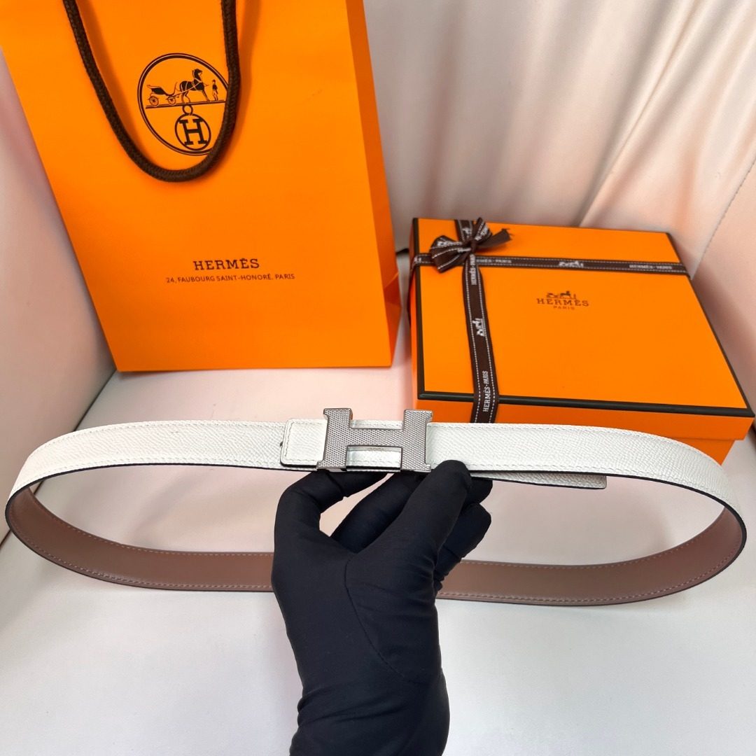 Hermès Reversible Leather Belt
