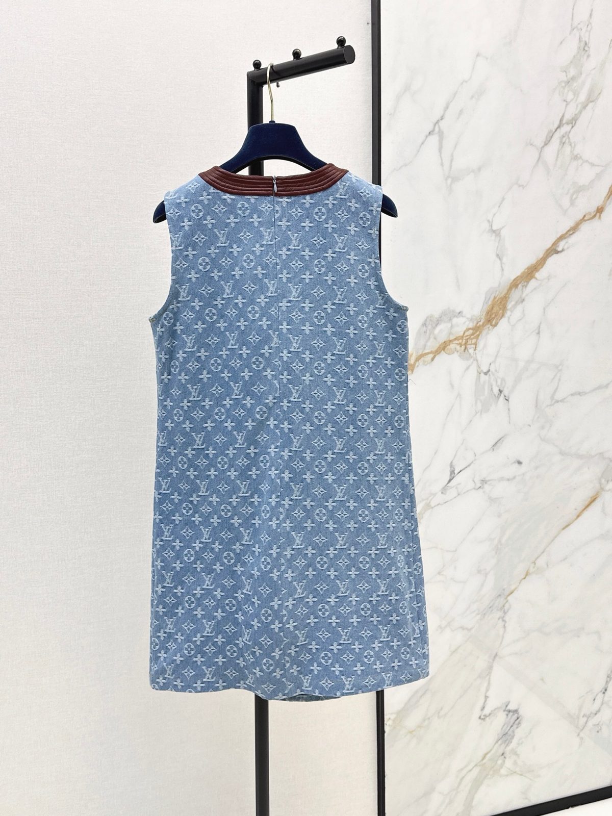 Louis Vuitton Monogram Denim Sleeveless Dress