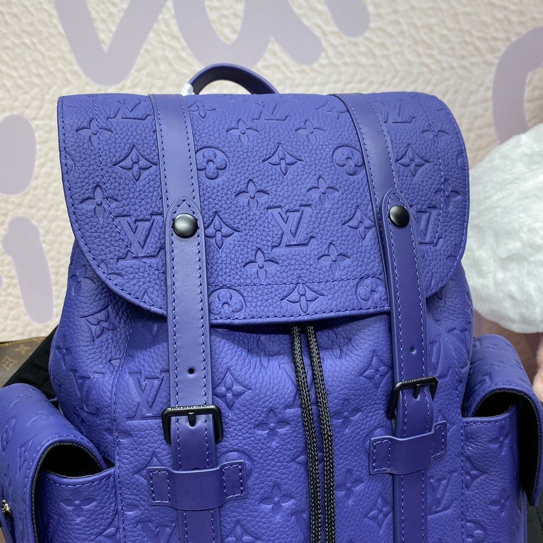 Louis Vuitton Monogram Empreinte Backpack Purple