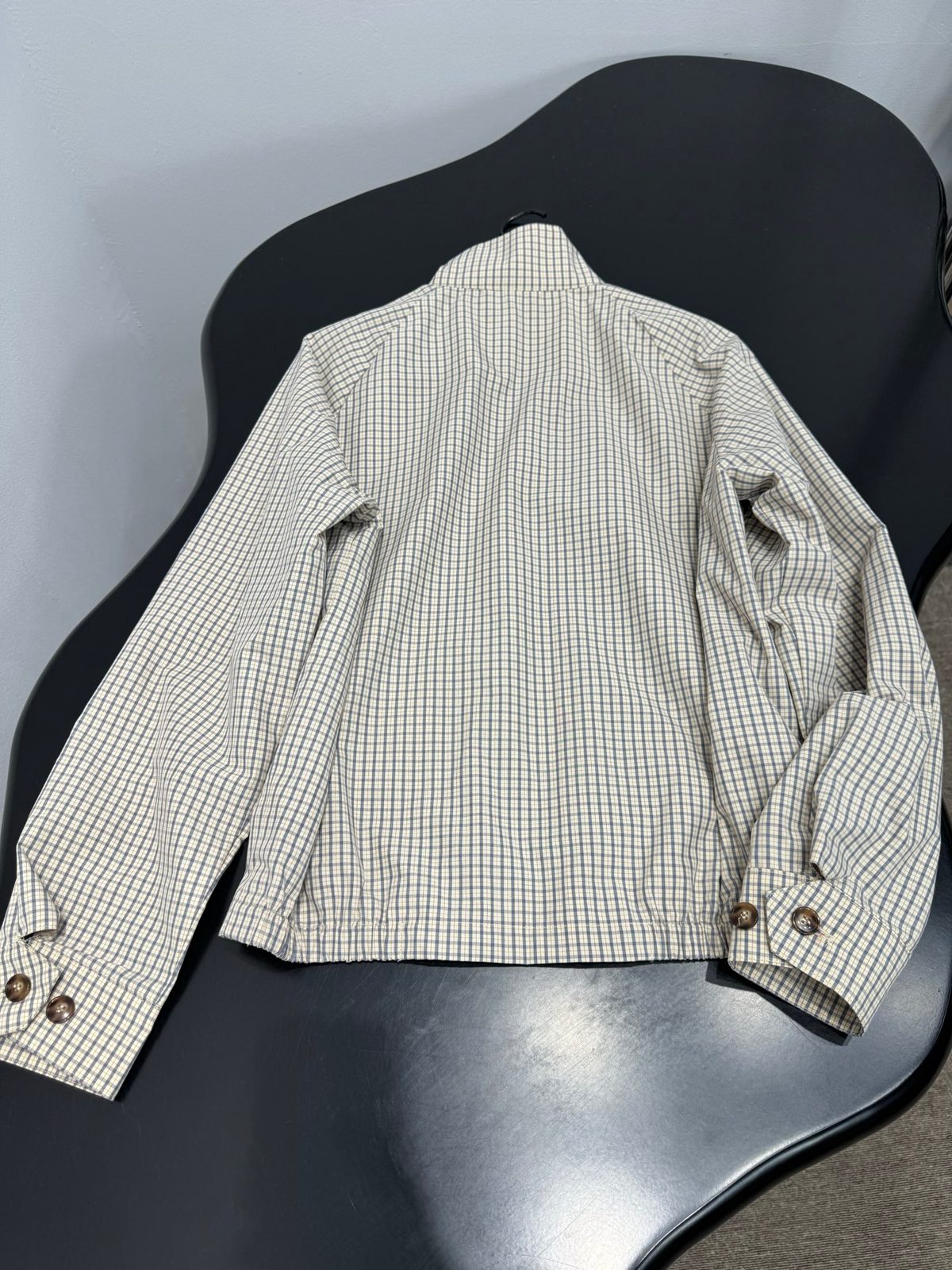 Men's Checkered Cotton Button-Up Shirt