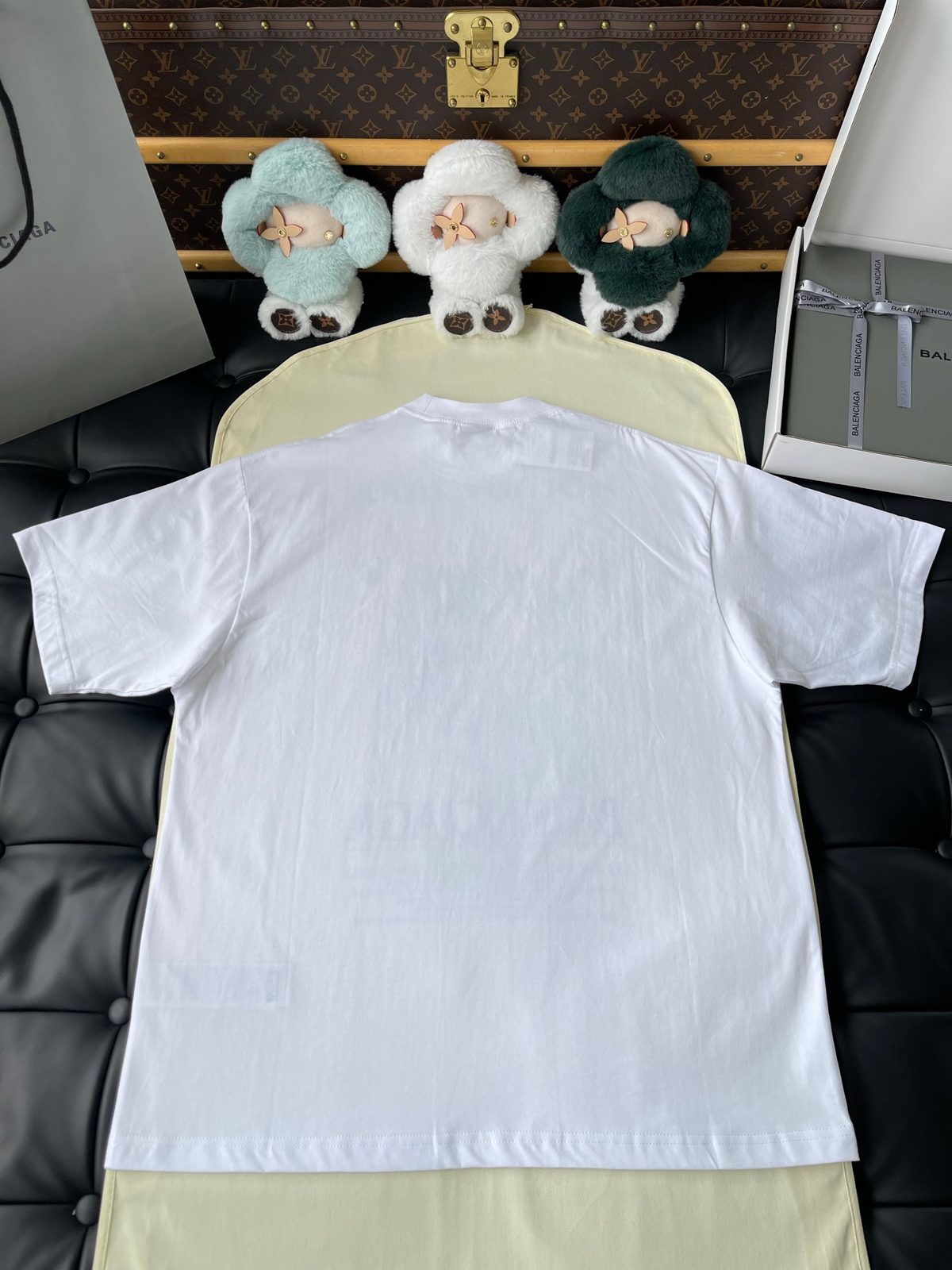 Balenciaga White Crewneck T-Shirt