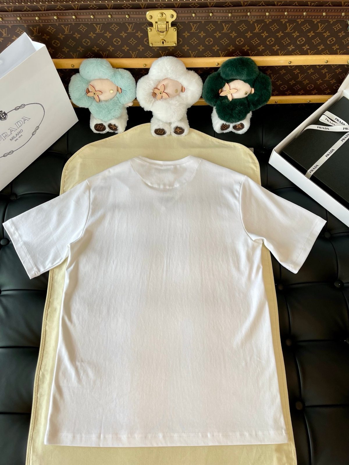 Prada White Crewneck T-Shirt