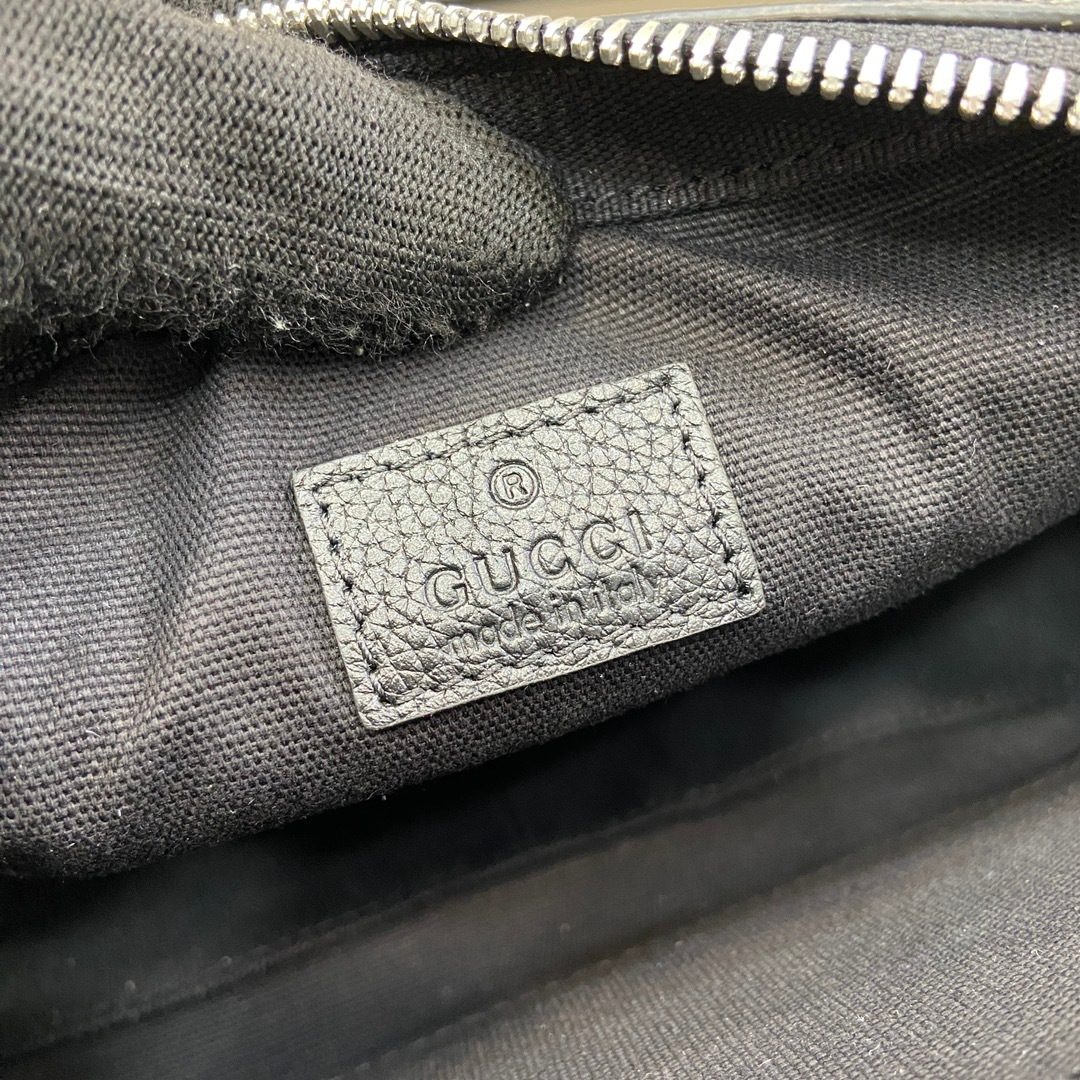 Gucci GG Canvas Wallet with Leather Trim