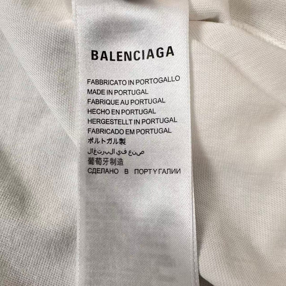 Balenciaga White Crewneck T-Shirt