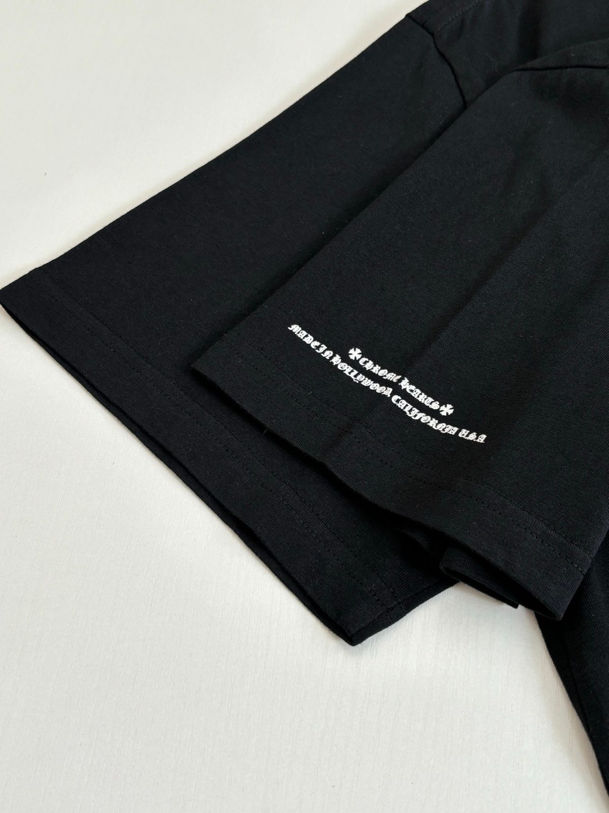 Chrome Hearts Black Cotton Crewneck T-Shirt