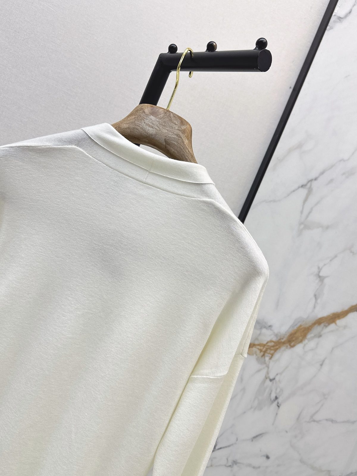 Luxury Cashmere Cardigan Sweater White