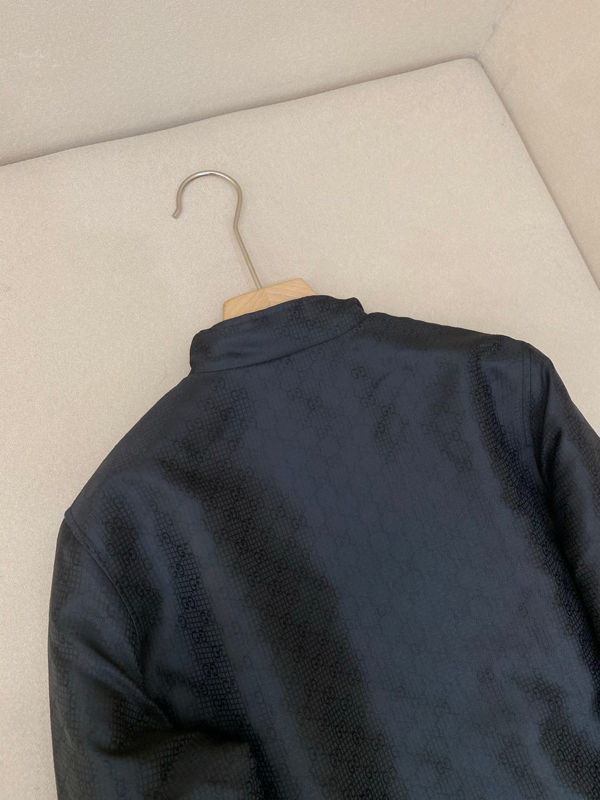 Gucci GG Monogram Zip-Up Jacket