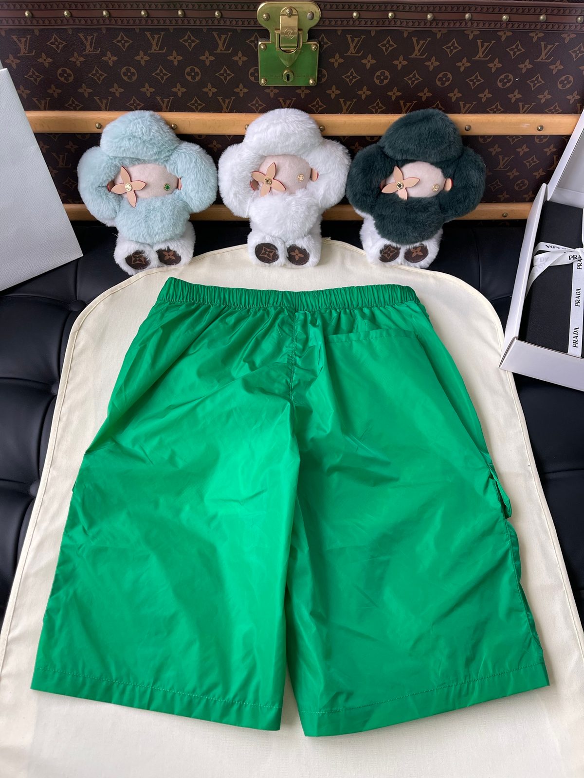 Louis Vuitton Green Nylon Swim Shorts