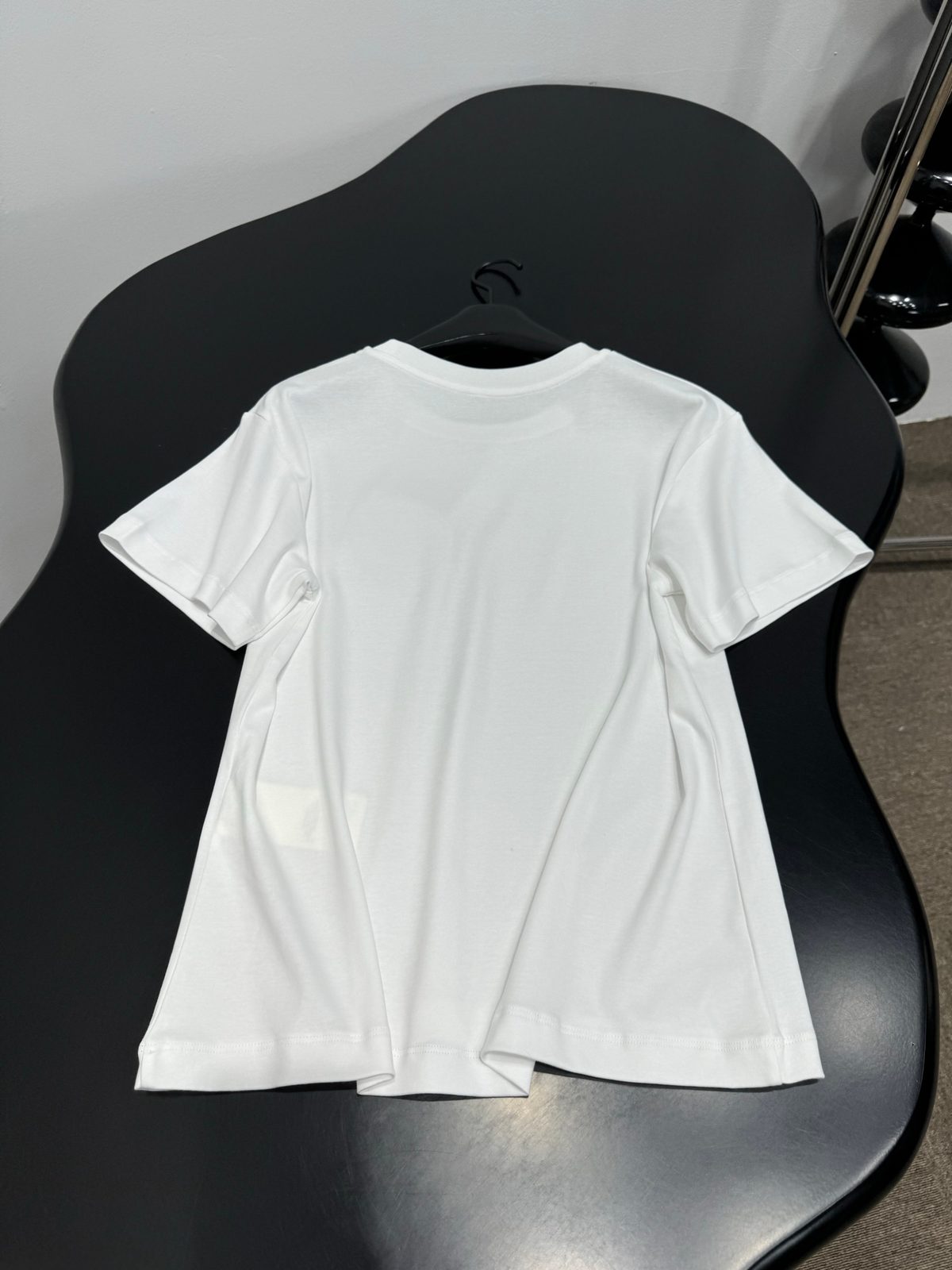 Men's White Embroidered Character T-Shirt
