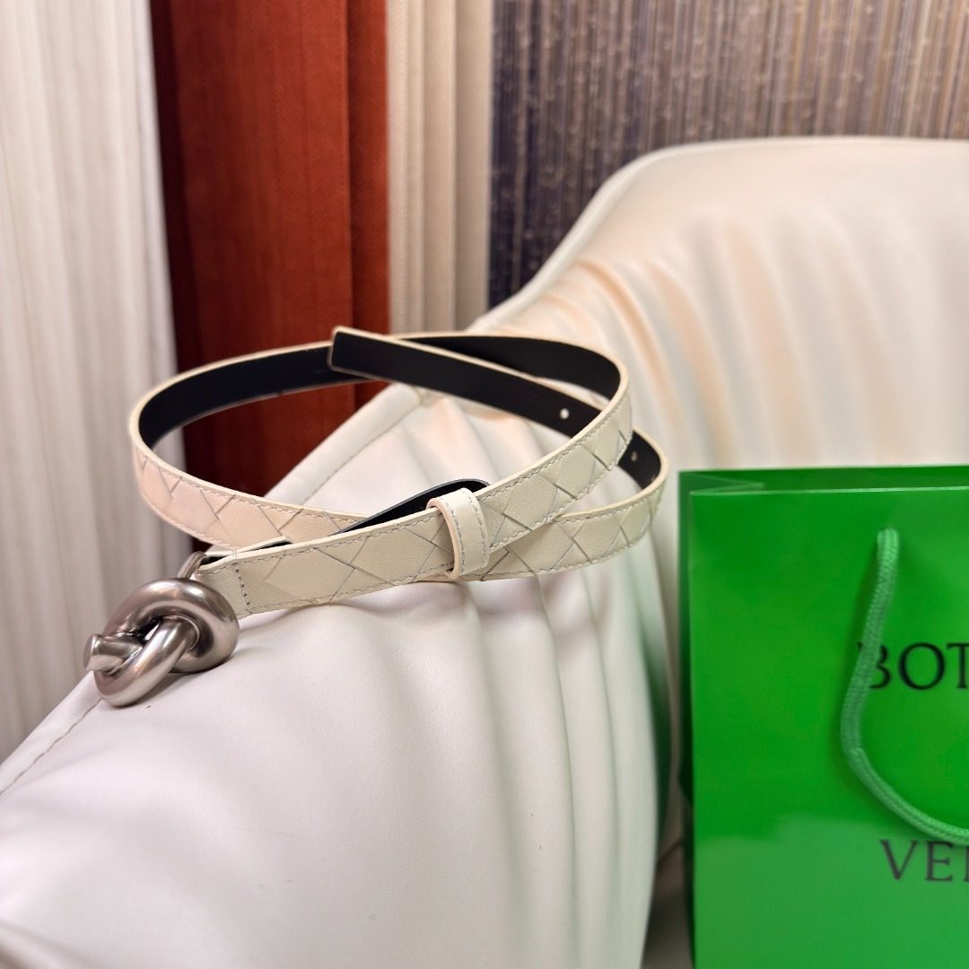 Bottega Veneta Intrecciato Leather Belt