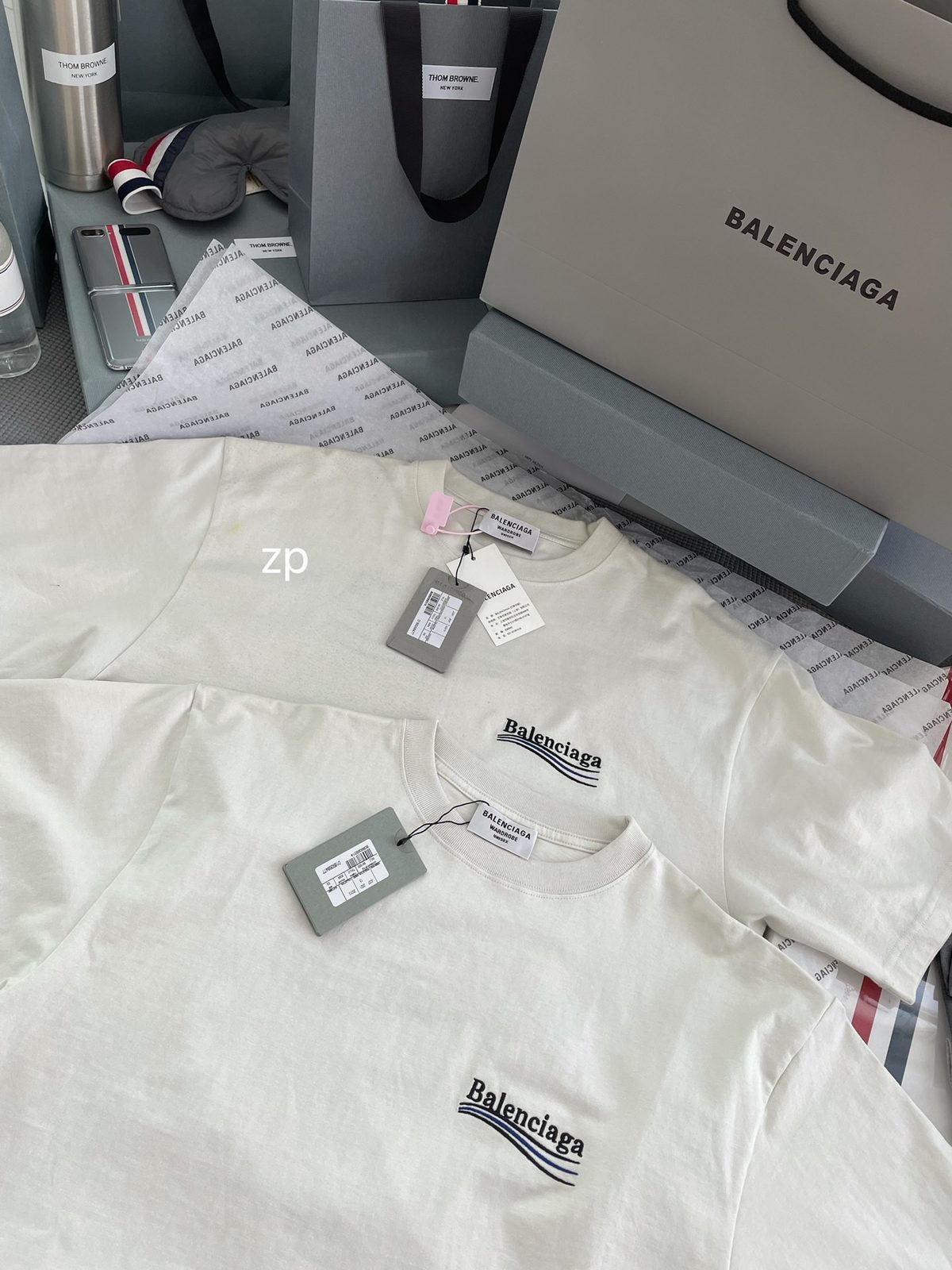 Balenciaga Logo Printed Crewneck T-Shirt