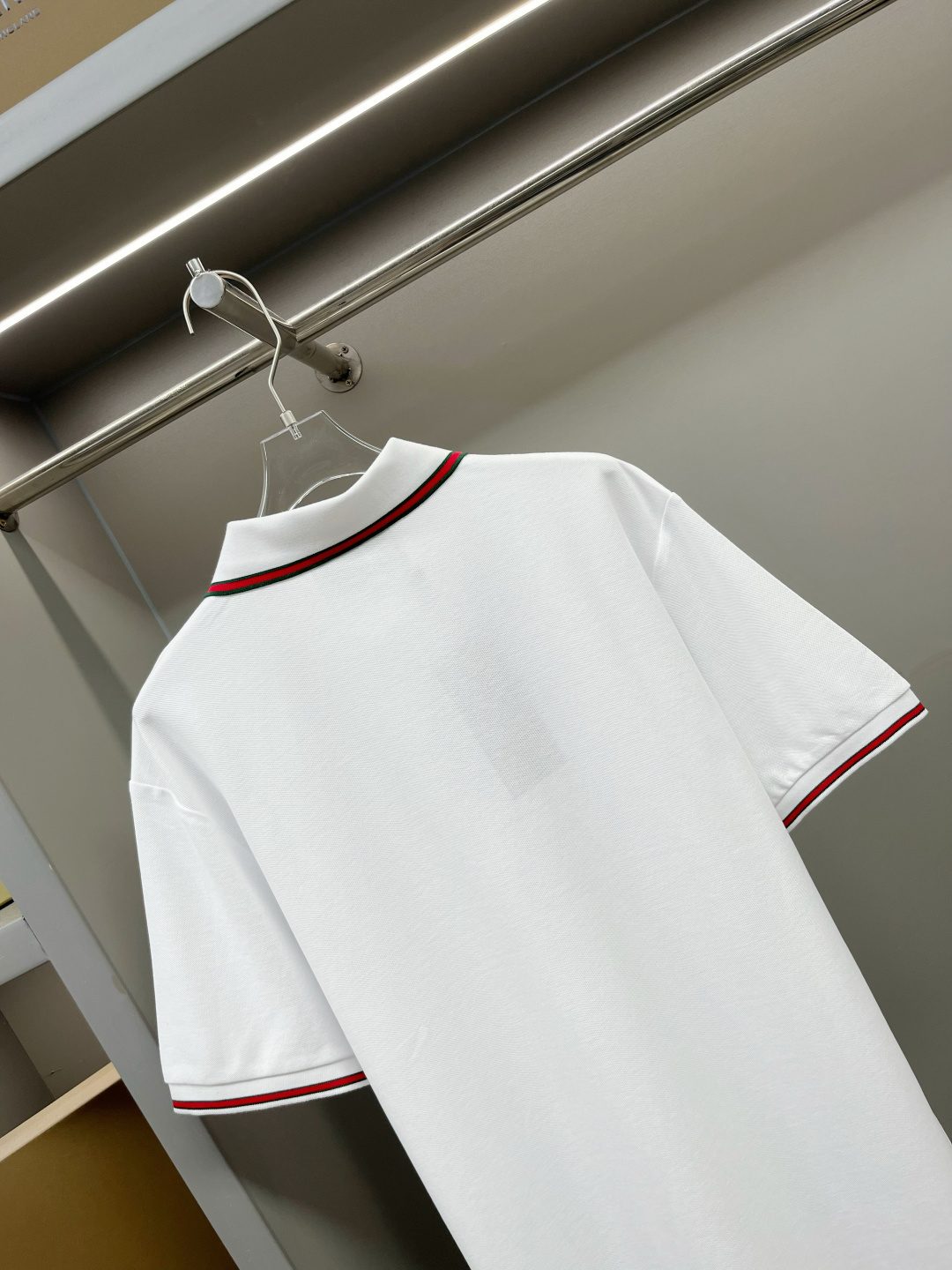 Burberry Striped Collar Polo Shirt