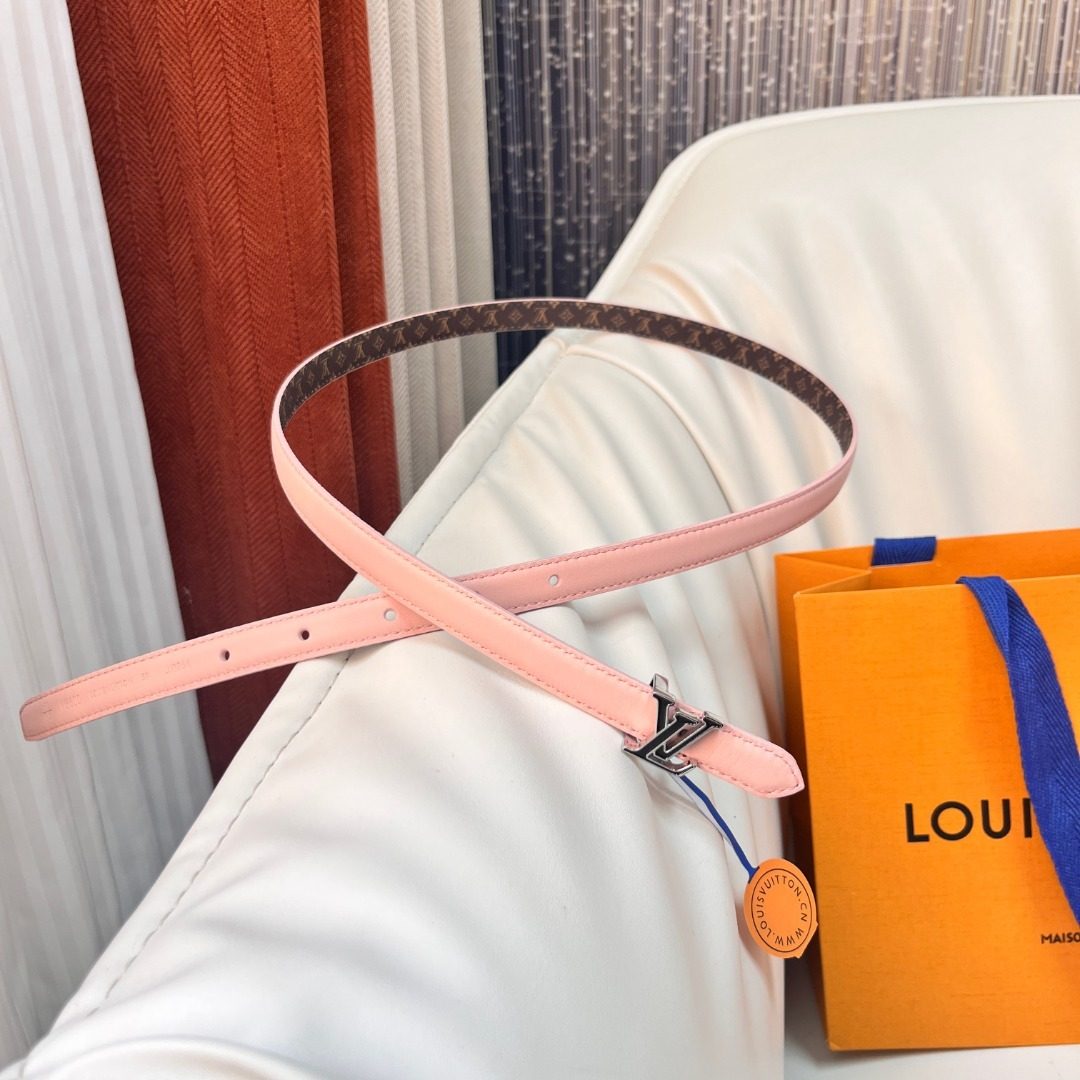 Louis Vuitton Monogram Canvas Leather Belt