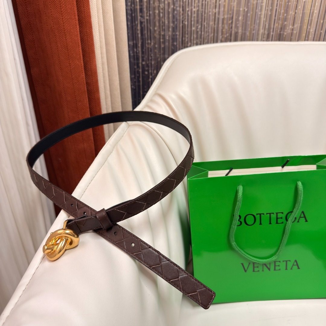 Bottega Veneta Intrecciato Leather Belt