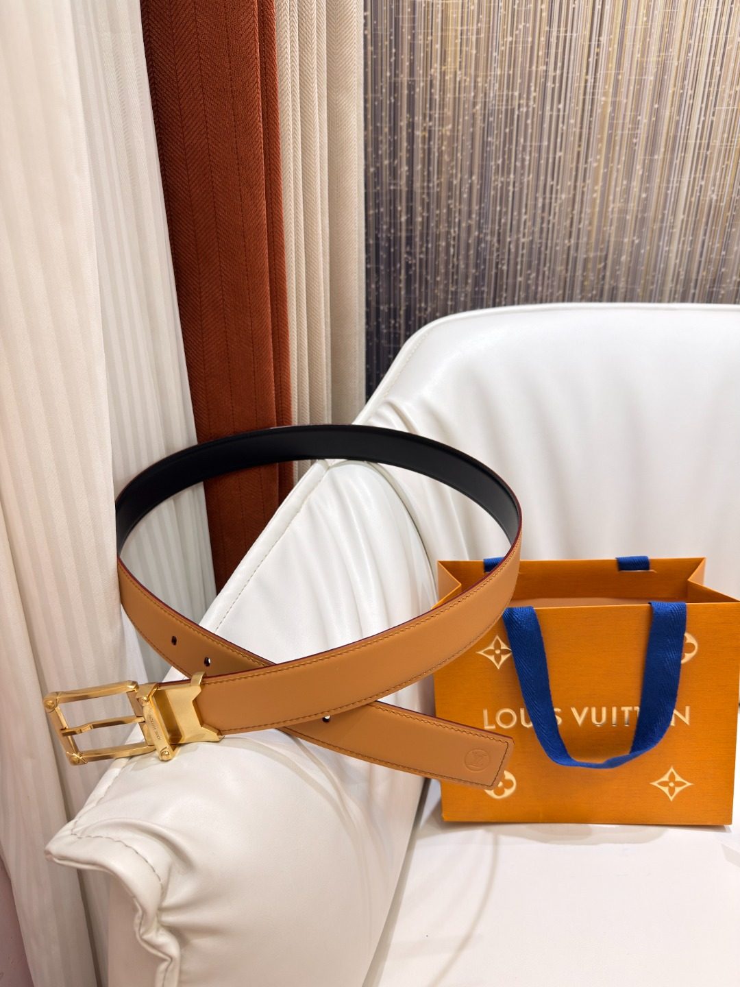 Louis Vuitton Monogram Leather Belt