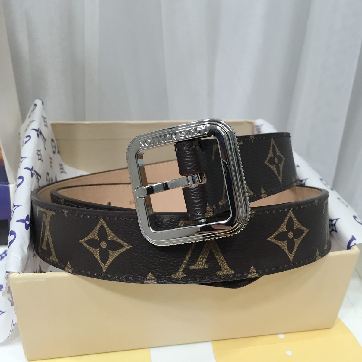Louis Vuitton Monogram Canvas Belt
