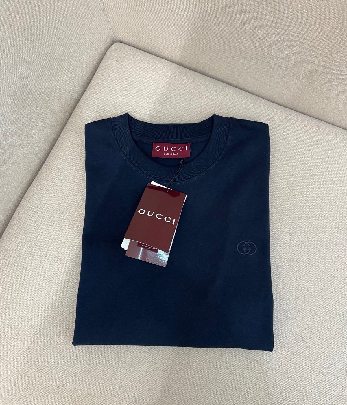Gucci GG Embroidered Crewneck T-Shirt