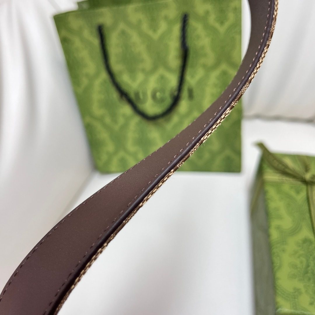 Gucci GG Marmont Leather Belt