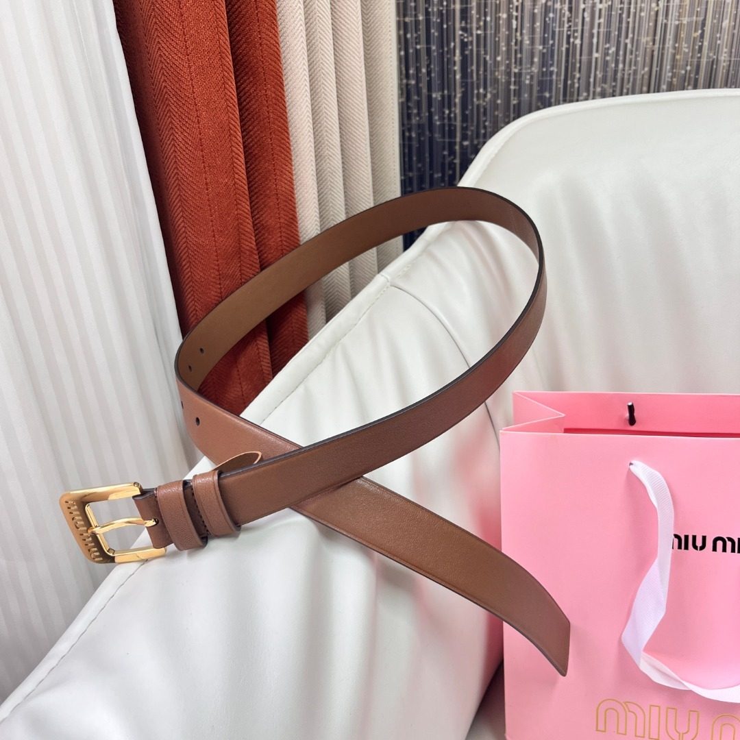 Miu Miu Leather Belt