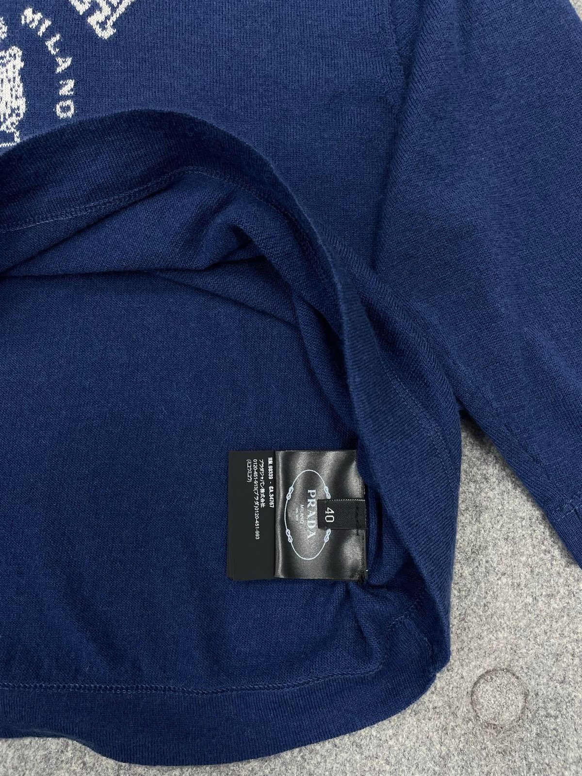 Prada Logo Crewneck Sweatshirt