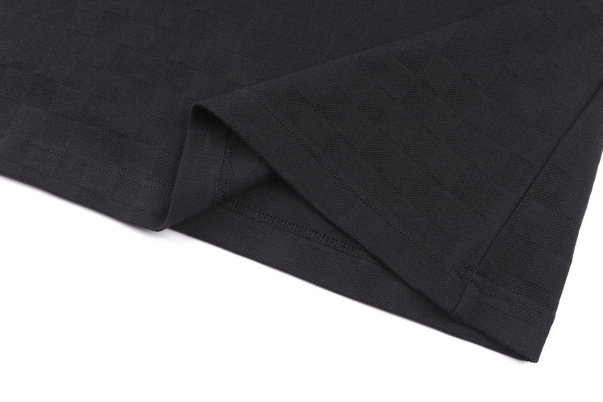 Men's Black Piqué Polo Shirt