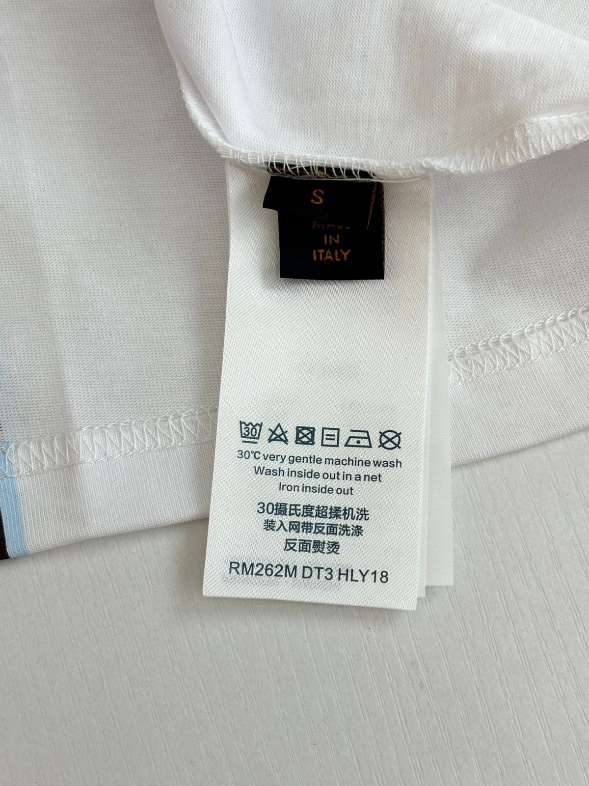 Louis Vuitton Crown Embroidered White T-Shirt