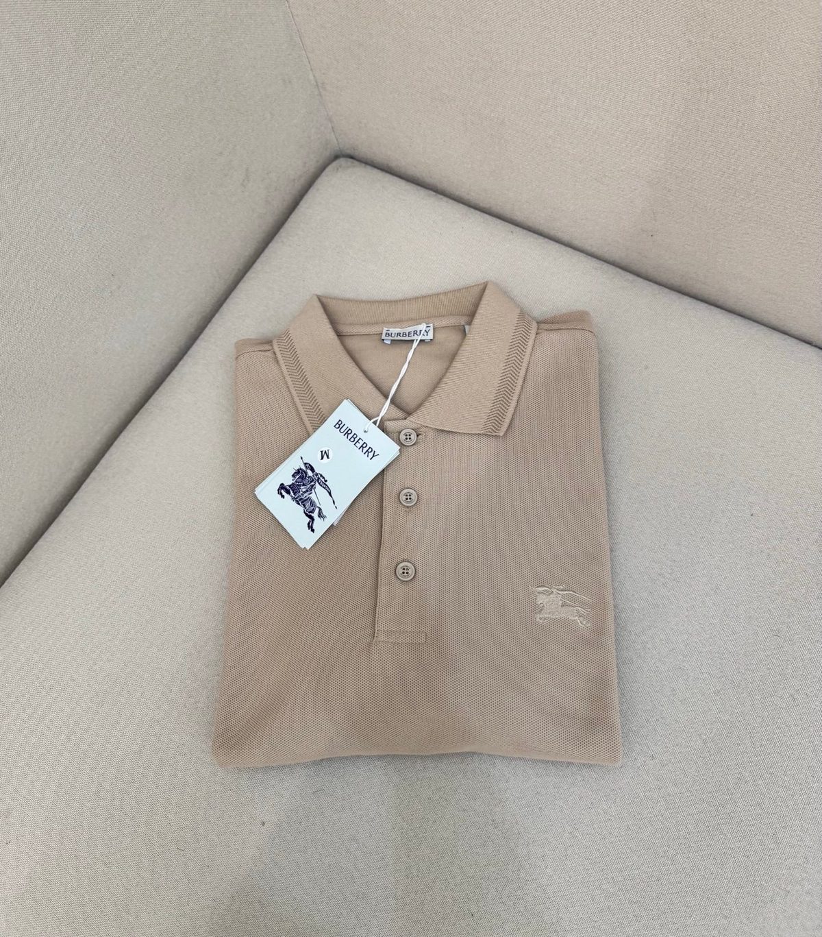 Burberry Equestrian Knight Logo Polo Shirt