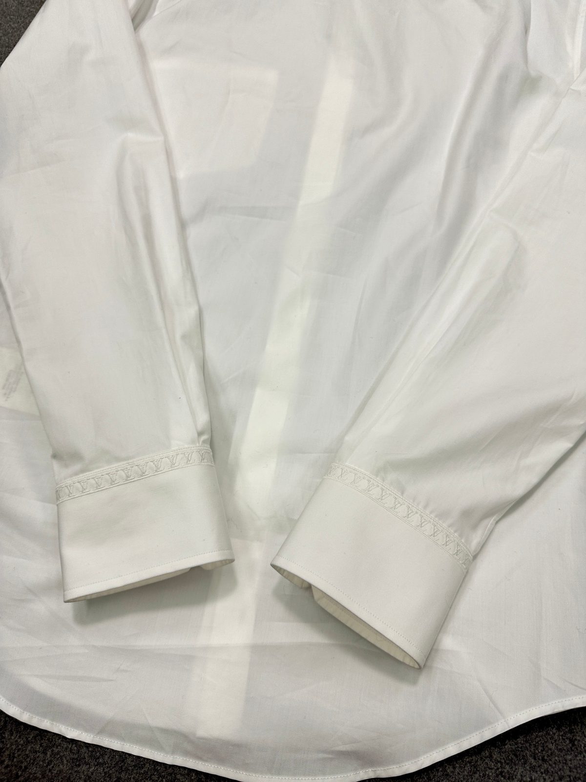 Louis Vuitton White Cotton Dress Shirt