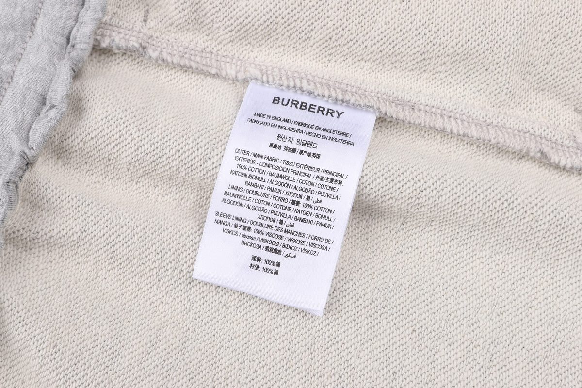 Burberry Letter Logo Embroidered Shorts