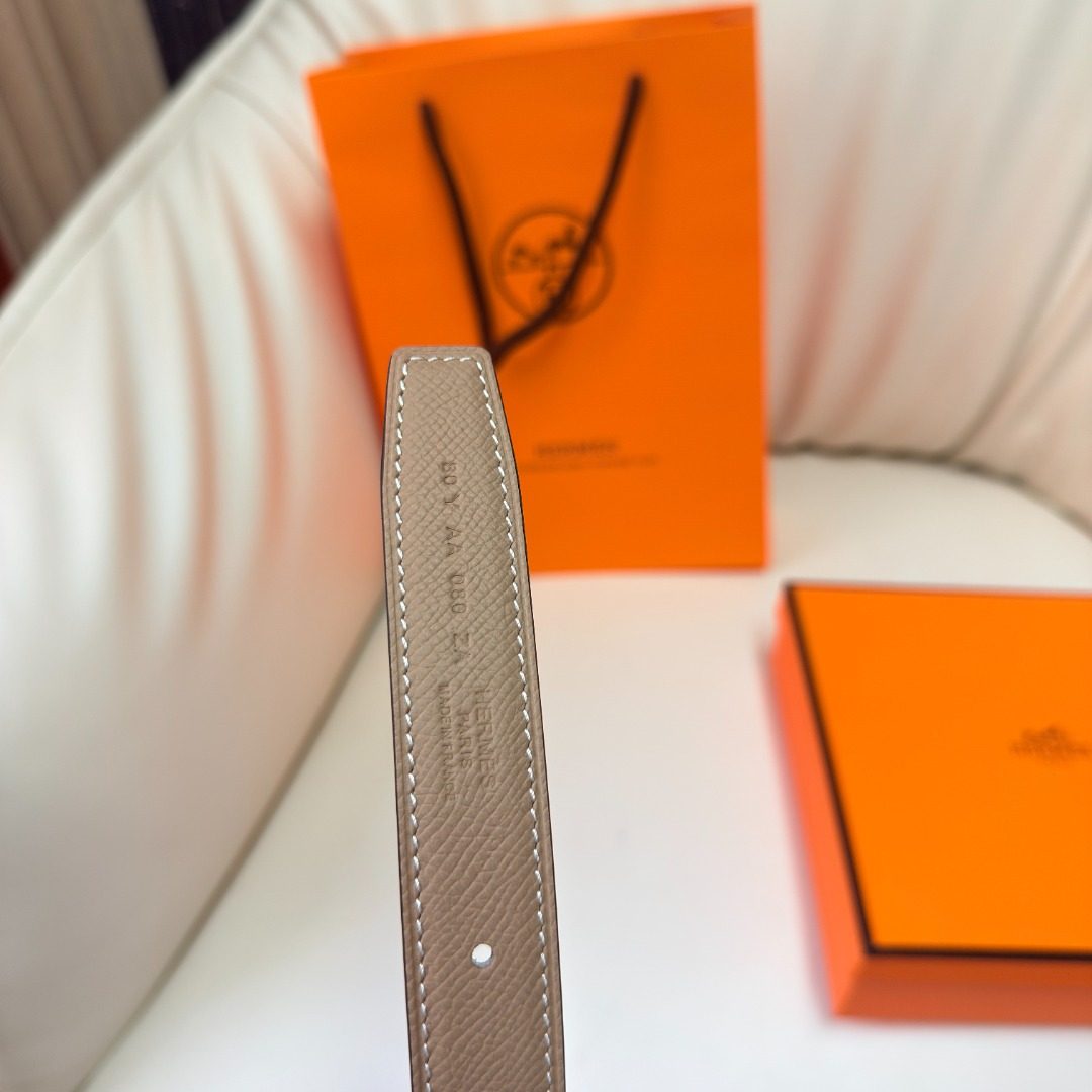 Hermès Leather Reversible Belt