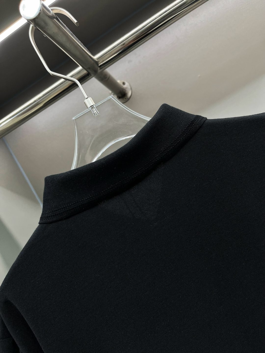 Moncler Logo Polo Shirt Black