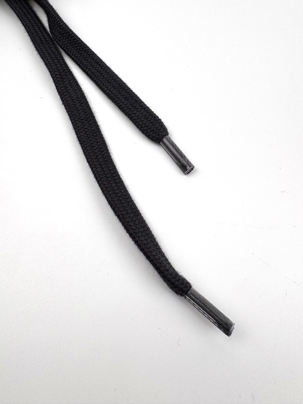 Balenciaga Black Shoelaces with Metal Aglets
