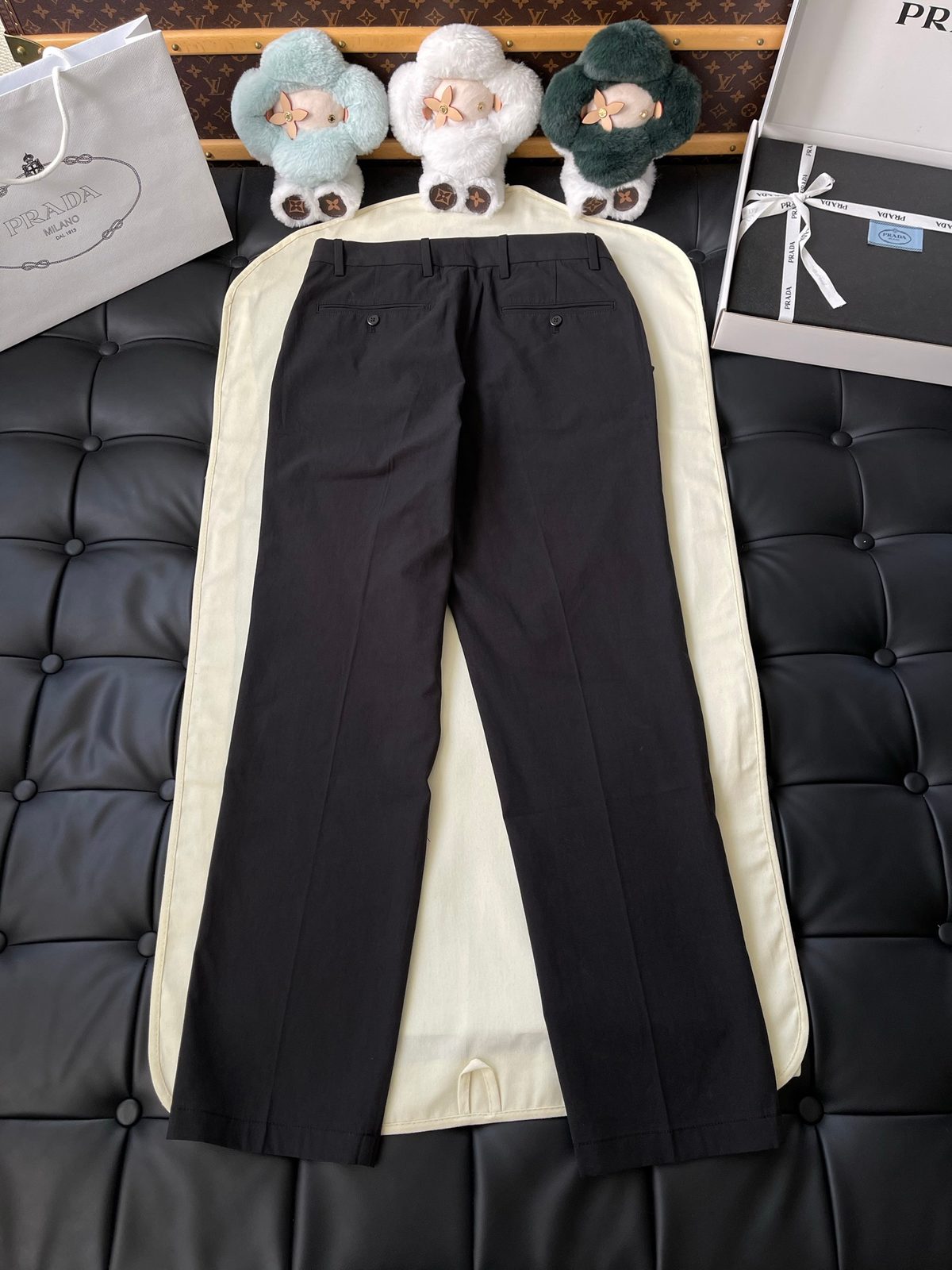 Prada Black Wool Trousers