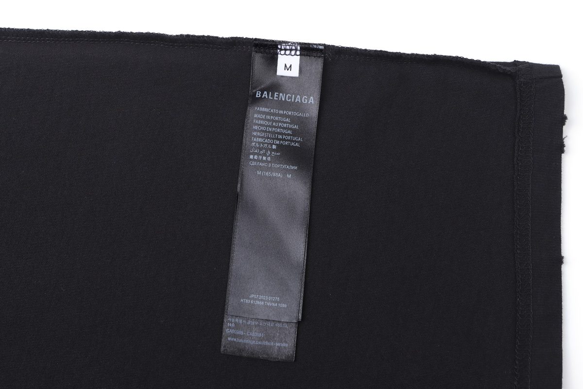 Balenciaga Digital Print Crewneck T-Shirt