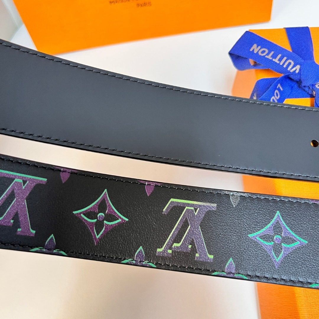 Louis Vuitton Monogram Canvas Leather Belt