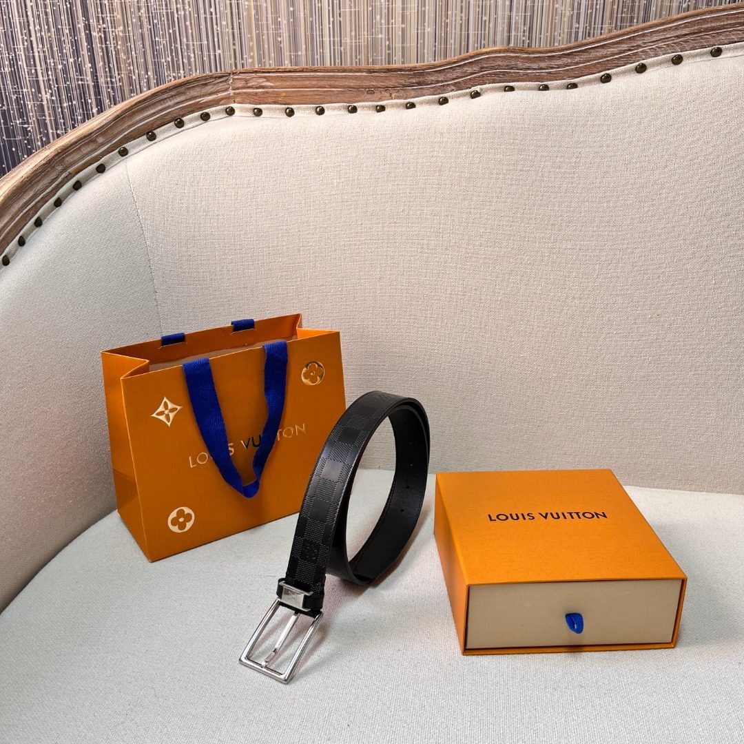 Louis Vuitton Damier Epi Leather Belt