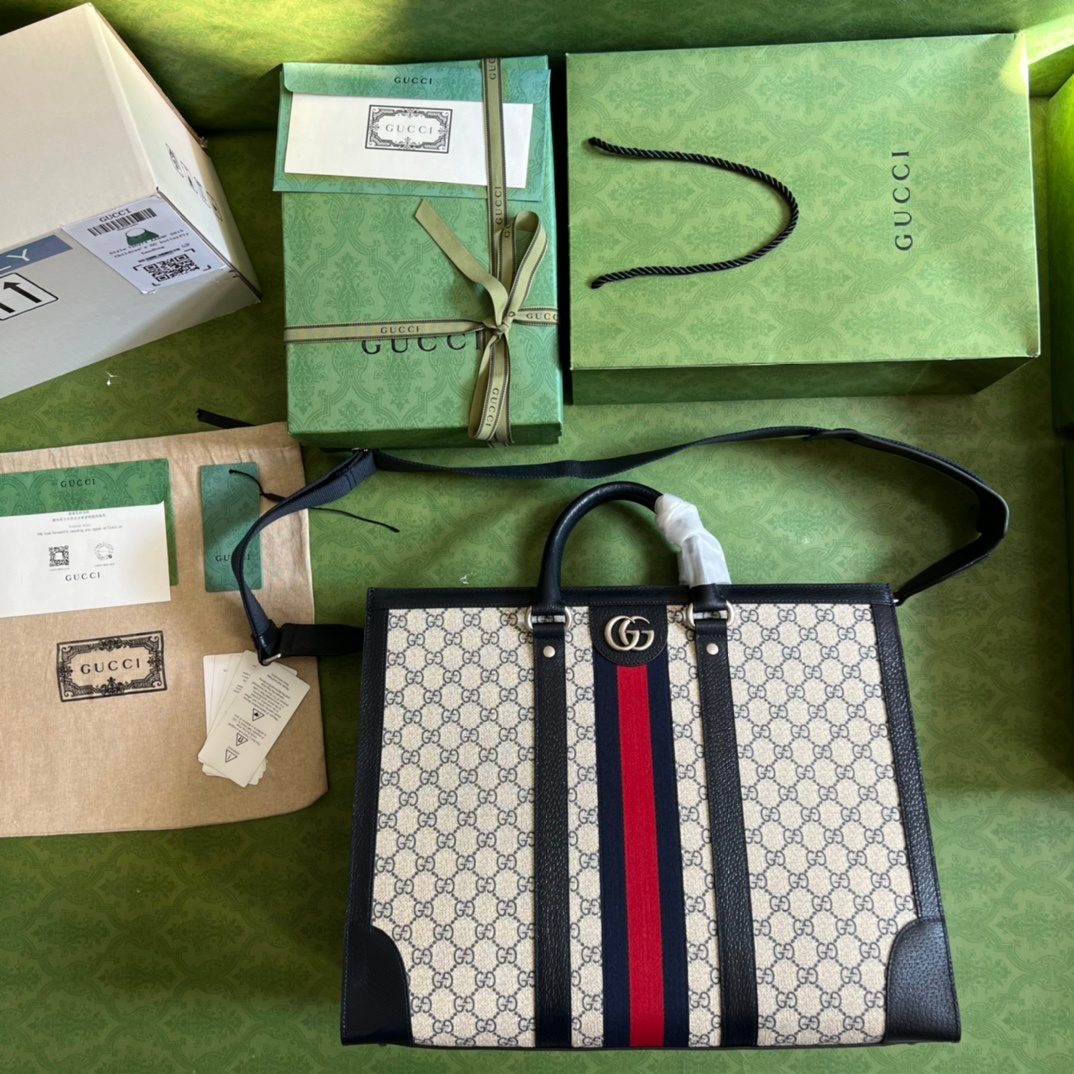 Gucci GG Supreme Canvas Tote Bag