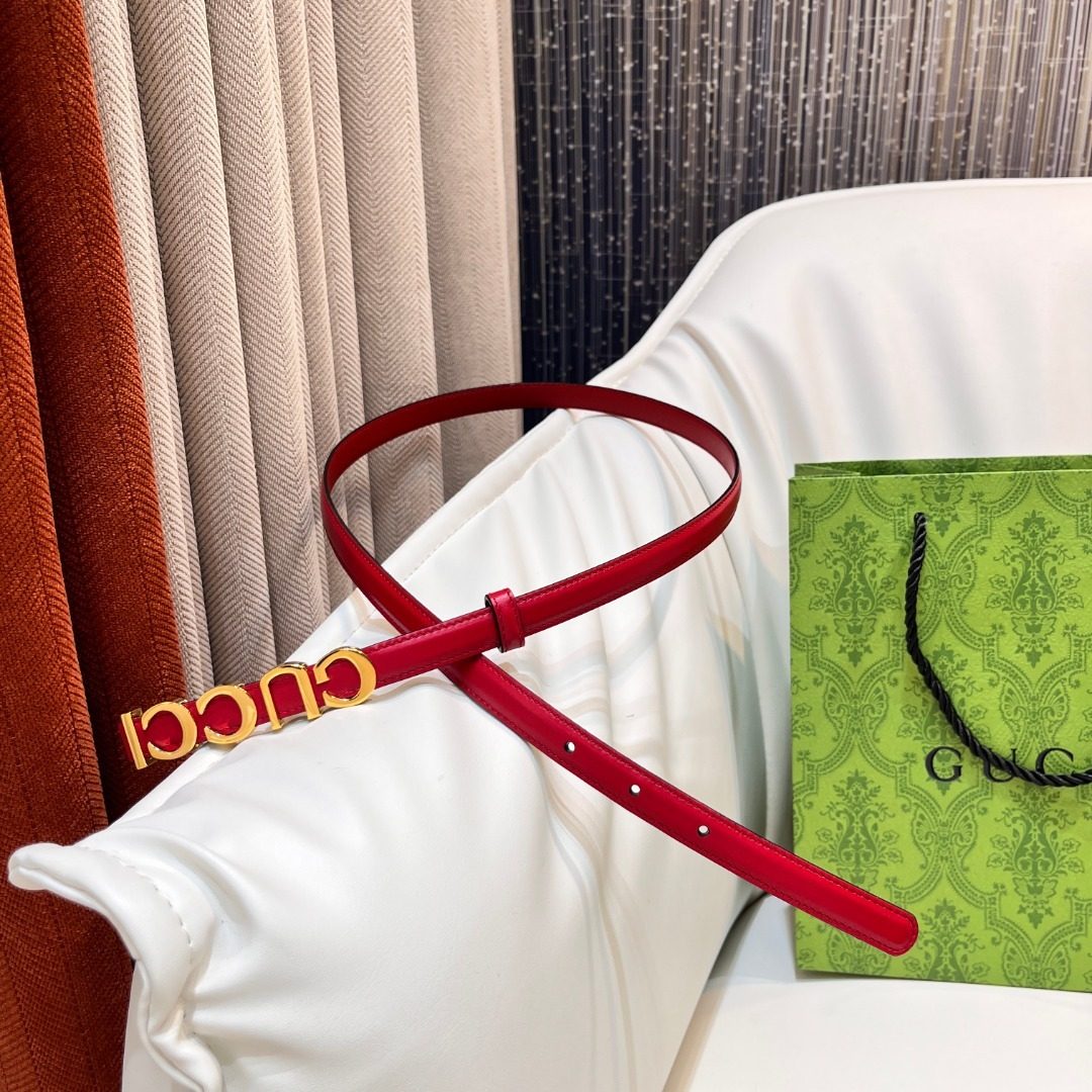 Gucci GG Marmont Leather Belt