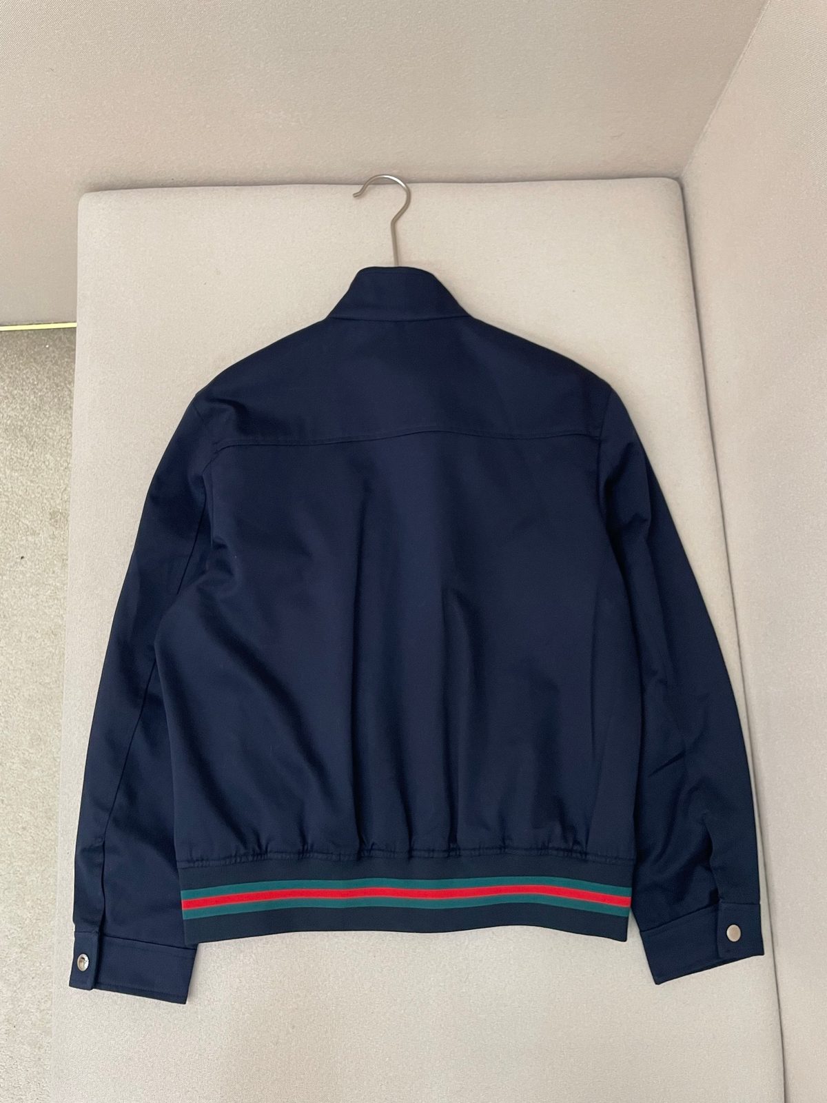 Gucci Navy Web Stripe Track Jacket