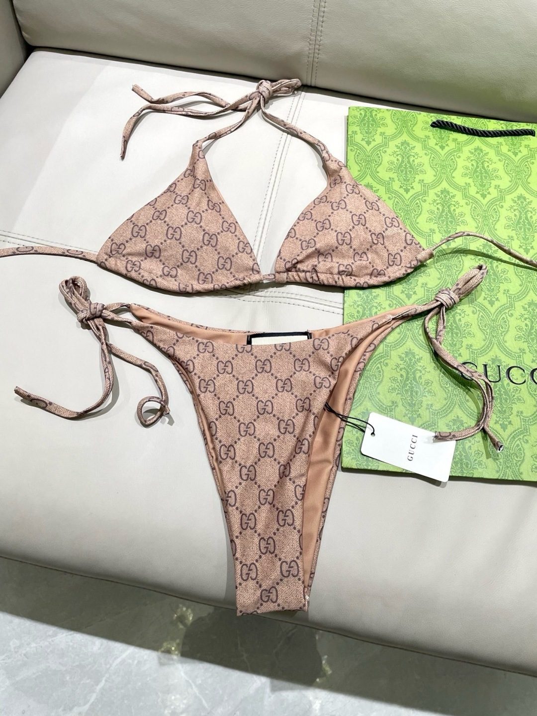 Gucci GG Monogram Bikini Set