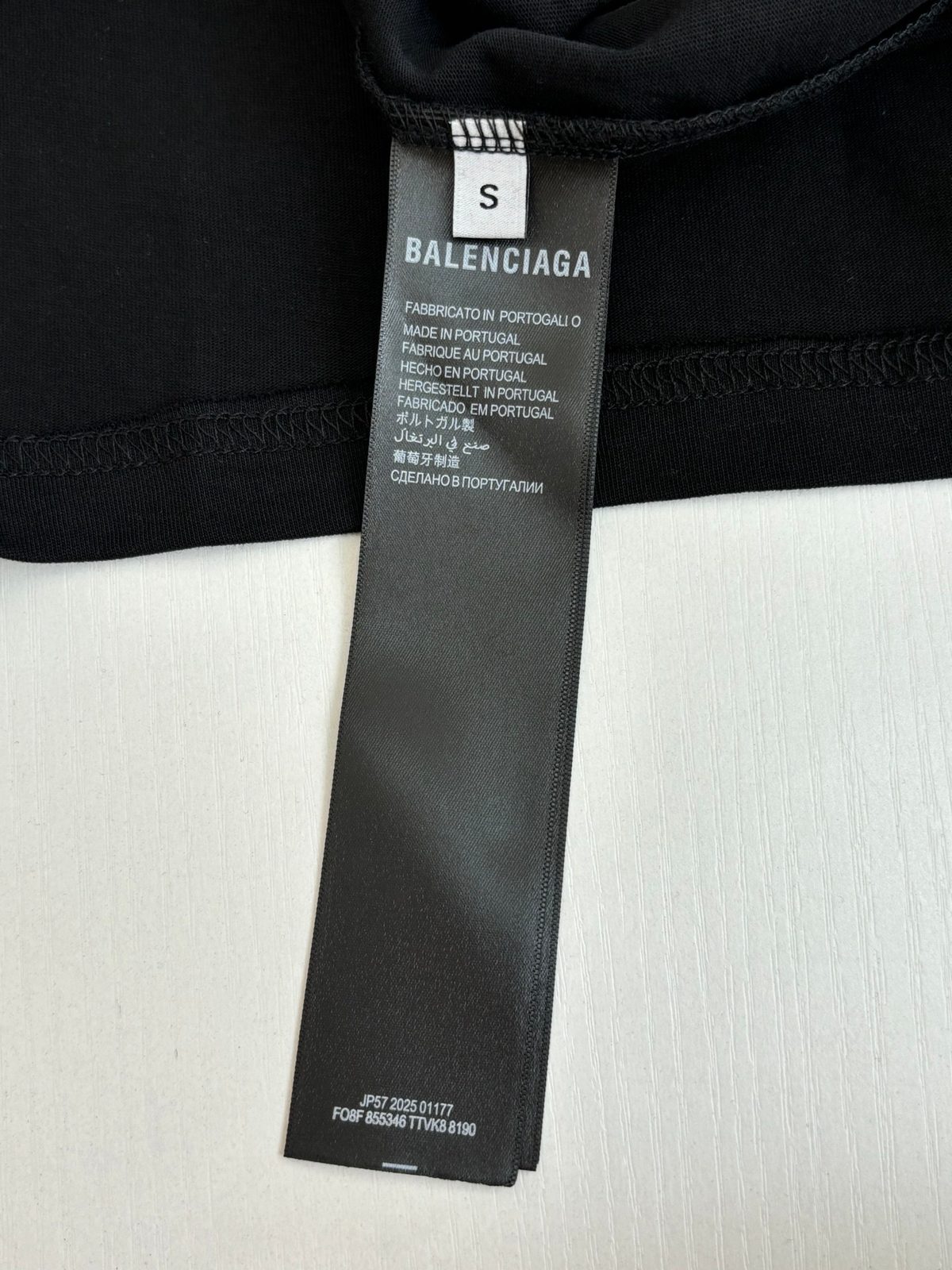 Balenciaga Eagle Graphic Black T-Shirt