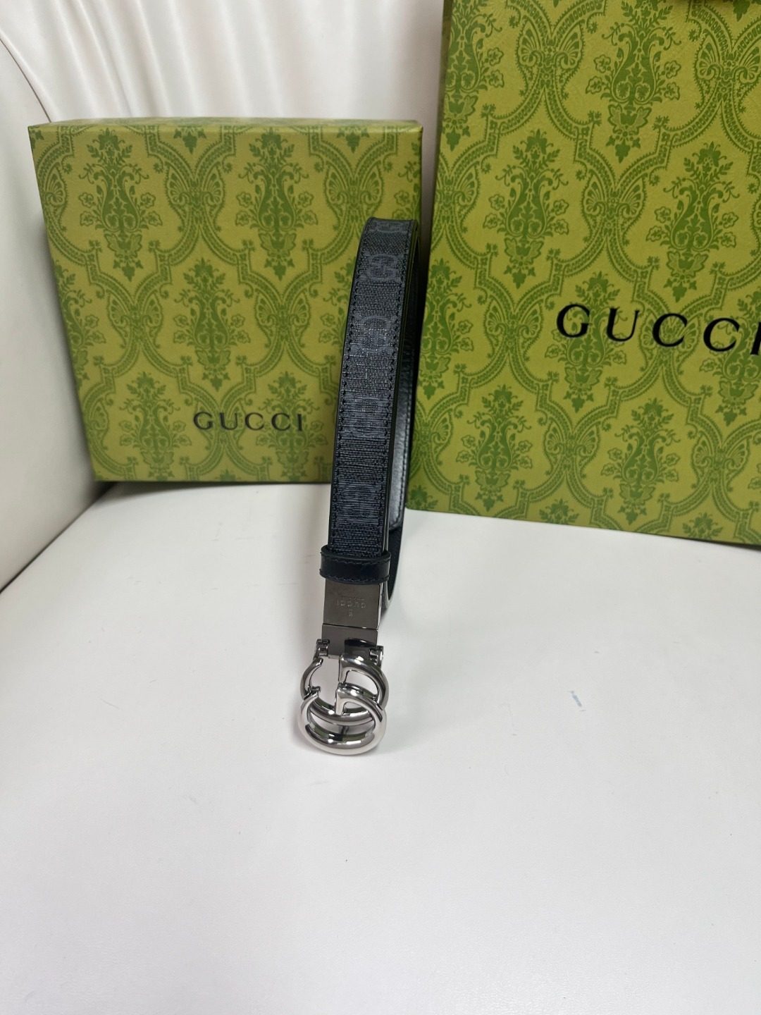 Gucci GG Canvas Web Belt